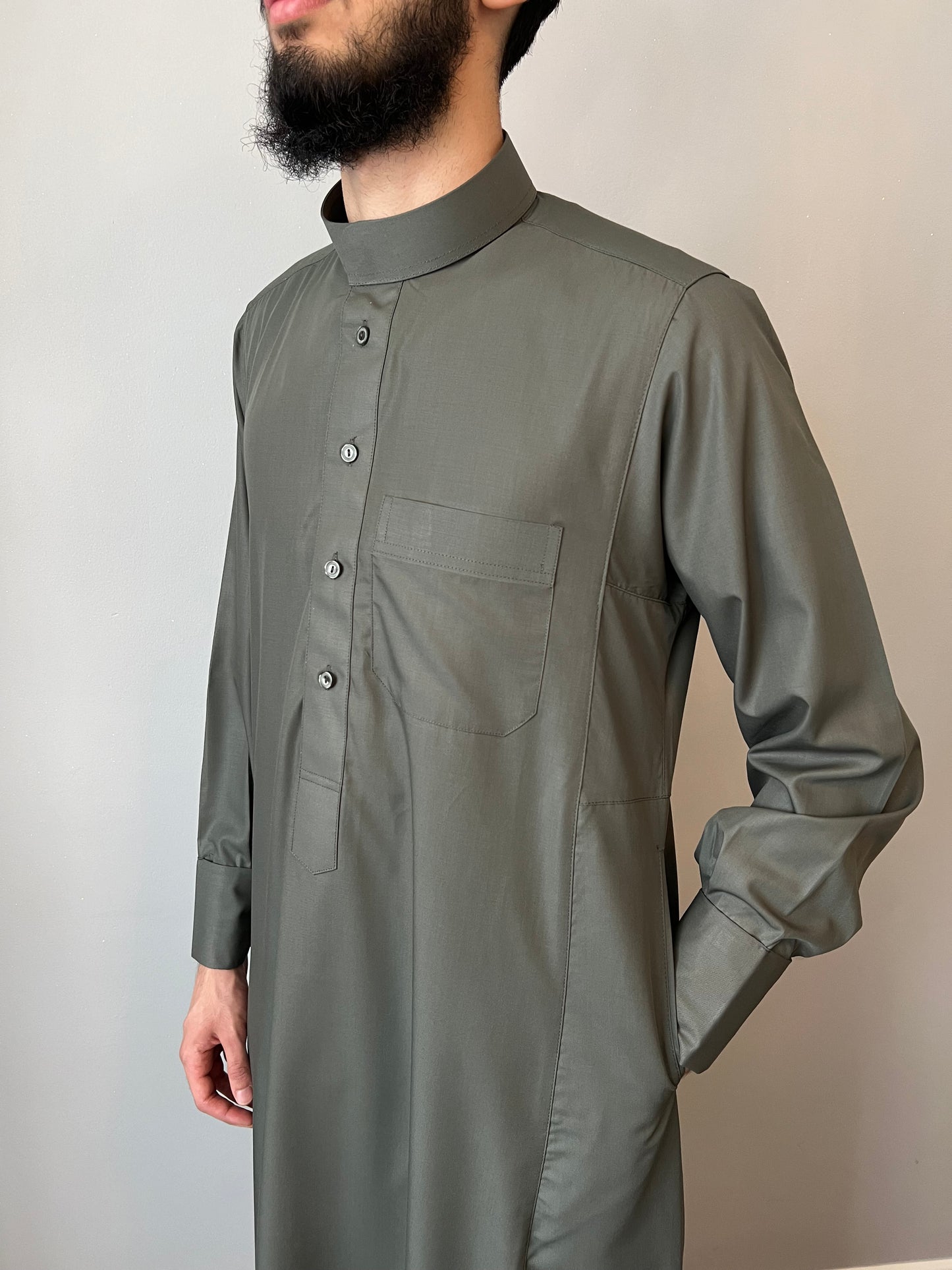 Khaki Green Thobe