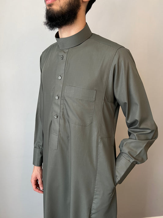 Khaki Green Thobe